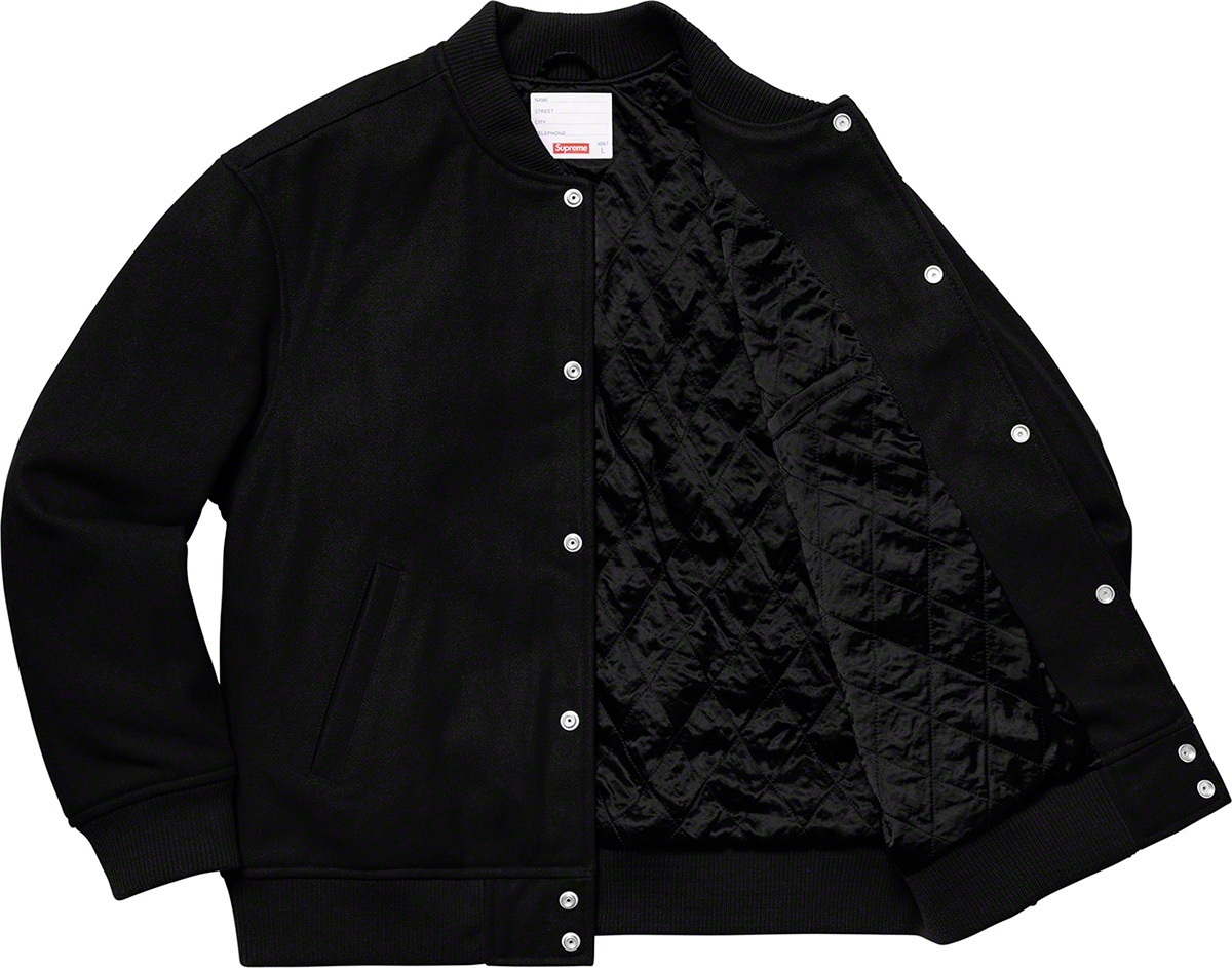 Delta Logo Varsity Jacket view 7